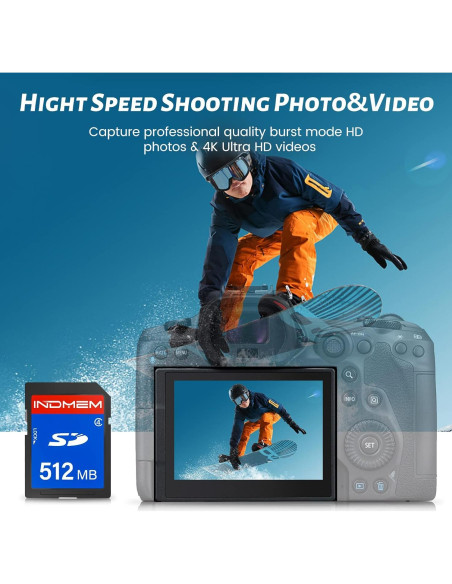 Tarjeta SD 512MB Clase 4 elecacc - Paquete de 2 Unidades Tarjeta SD 512MB Clase 4 elecacc - Paquete de 2 Unidades