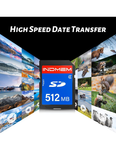 Tarjeta SD 512MB Clase 4 elecacc - Paquete de 2 Unidades