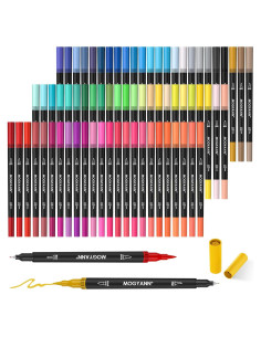 Marcadores Mogyann Doble Punta 72 Colores para Colorear