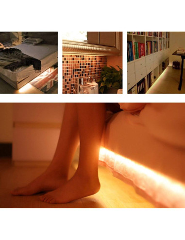 Luz de Armario LUXJET 1M LED Recargable con Sensor de Movimiento