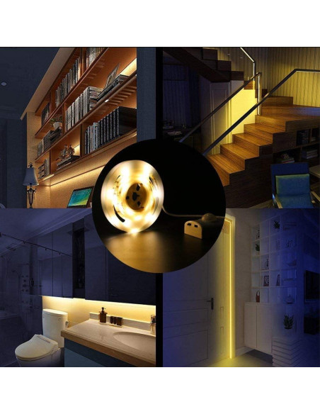 Luz de Armario LUXJET 1M LED Recargable con Sensor de Movimiento Luz de Armario LUXJET 1M LED Recargable con Sensor de Movimiento