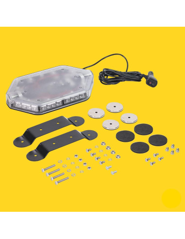 LAMPHUS Mini Luz Estroboscópica LED 30.48 cm 40W Ámbar