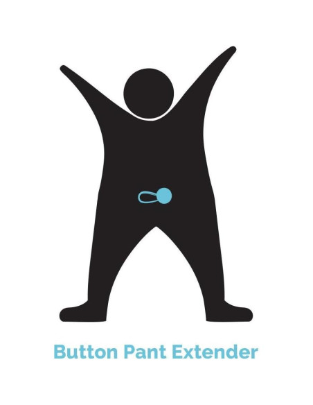 Extensor de Botón de Pantalón Flexible Más de Mí - Azul