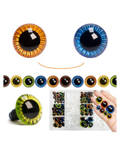 Set de Ojos de Seguridad SEVENSUN 172 Piezas 11mm-23mm