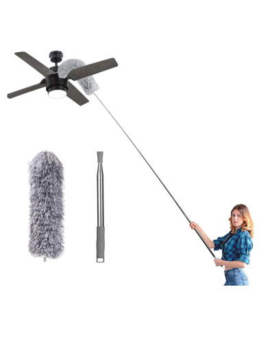 Plumero Extensible MIZIKUSON de Microfibra 254 cm Lavable