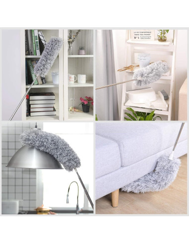 Plumero Extensible MIZIKUSON de Microfibra 254 cm Lavable