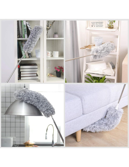 Plumero Extensible MIZIKUSON de Microfibra 254 cm Lavable