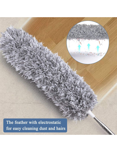 Plumero Extensible MIZIKUSON de Microfibra 254 cm Lavable