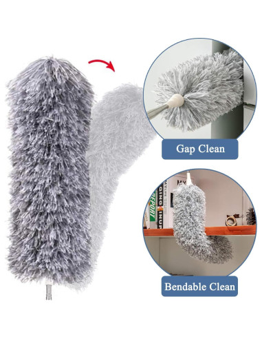 Plumero Extensible MIZIKUSON de Microfibra 254 cm Lavable