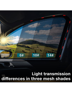 Cortina Solar de Ventana Lateral ZATOOTO para Coche Bebé 2