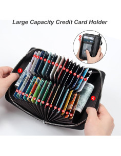 Cartera de Tarjetas de Crédito EcoVision con Bloqueo RFID - Negro 2