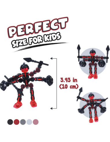 Set de 3 Figuras de Acción Klikbot Galaxy Zing - Stop Motion