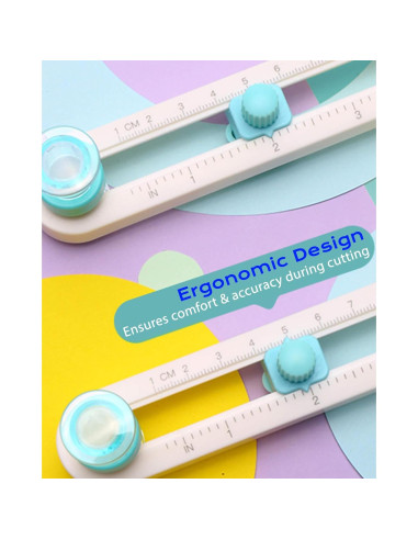 Cortador Circular Oythiem para Manualidades - Ajustable 1.52-10.16 cm