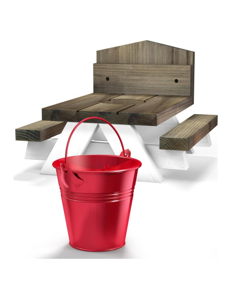 Mesa de Picnic para Ardillas Yoodie - Madera - Estilo Granja