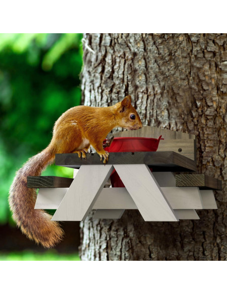 Mesa de Picnic para Ardillas Yoodie - Madera - Estilo Granja