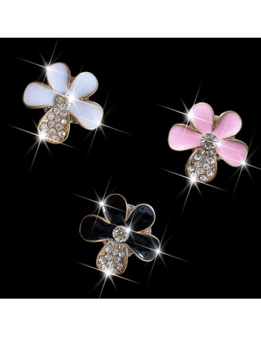Clip de Ventilación para Auto Bling Daisy - 3 Pcs Ambientadores