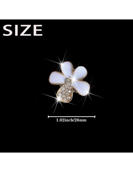 Clip de Ventilación para Auto Bling Daisy - 3 Pcs Ambientadores