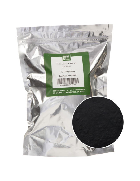 Polvo de Carbón Activado 0.45 kg Monterey Bay Herb Co - Cuidado Facial