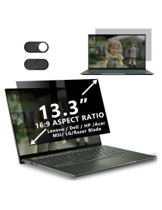 Pantalla de Privacidad 13.3" YongMai Anti-Azul y Anti-Reflejo