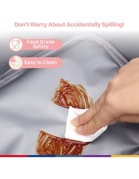 Bolsa de Almuerzo Aislada Bagseri Sirena Púrpura 6L