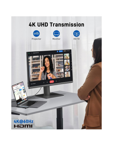 Hub USB-C Acer 6 en 2 para MacBook Pro/Air M1 M2 M3 4K