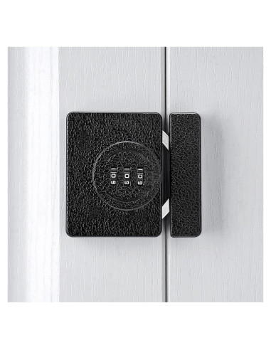 Cerradura de Gabinete INIRET Negra Sin Llave 3 Dígitos Antirrobo
