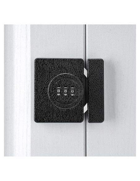 Cerradura de Gabinete INIRET Negra Sin Llave 3 Dígitos Antirrobo Cerradura de Gabinete INIRET Negra Sin Llave 3 Dígitos Antirrobo