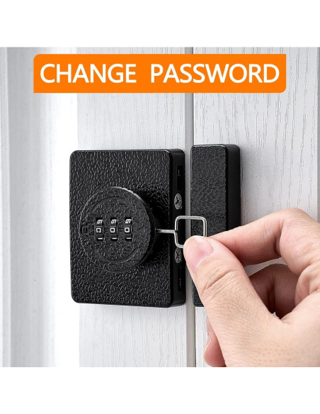 Cerradura de Gabinete INIRET Negra Sin Llave 3 Dígitos Antirrobo Cerradura de Gabinete INIRET Negra Sin Llave 3 Dígitos Antirrobo