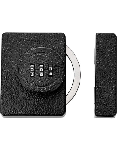 Cerradura de Gabinete INIRET Negra Sin Llave 3 Dígitos Antirrobo