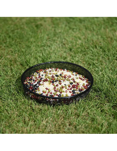 Comedero para Aves Colgante FLINTER 17.8x17.8 cm Metal