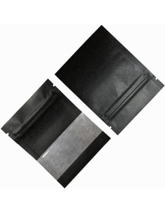 Bolsas de Papel Kraft Negro FERENLI 100 Pcs 7x9 cm Reutilizables 2