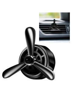 Clip Ambientador de Aire para Coche SMILFUY Negro 5x5.9cm