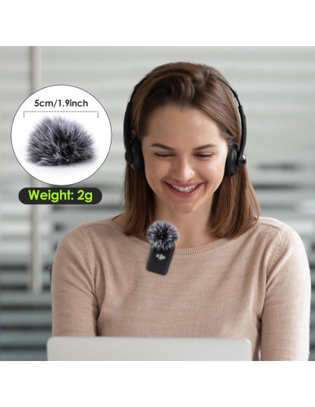 Filtro de viento para micrófono lavalier DJI MIC - 2 Pcs YOUSHARES