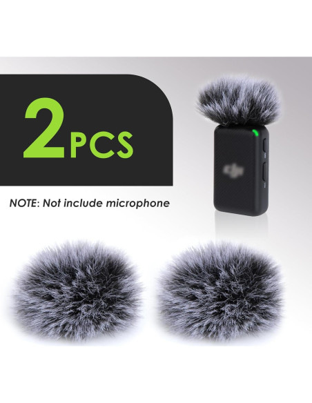 Filtro de viento para micrófono lavalier DJI MIC - 2 Pcs YOUSHARES