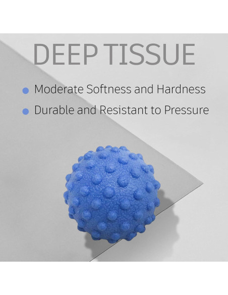 Bola de Fascia NGT Azul para Relajar Músculos y Mejorar Salud