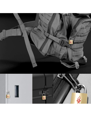 Candados de Equipaje TSA DUALCROWN - 12 Paquetes con Llaves