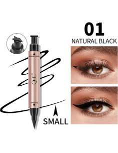 Delineador Líquido con Sello Go Ho Negro para Ojos de Gato 2