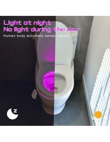 Luz Nocturna LED para Inodoro AVEKI con Sensor de Movimiento