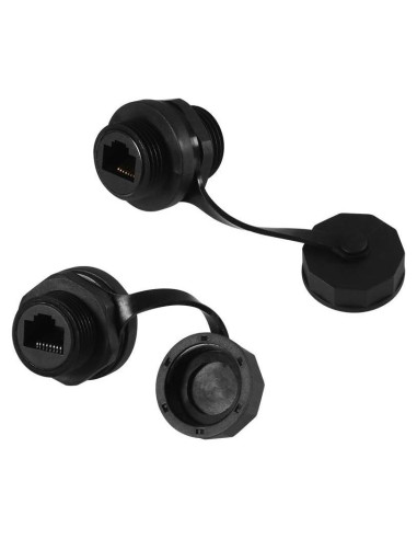 Conector RJ45 Ethernet CAT6 Blindado UMLIFE 2PCS IP67