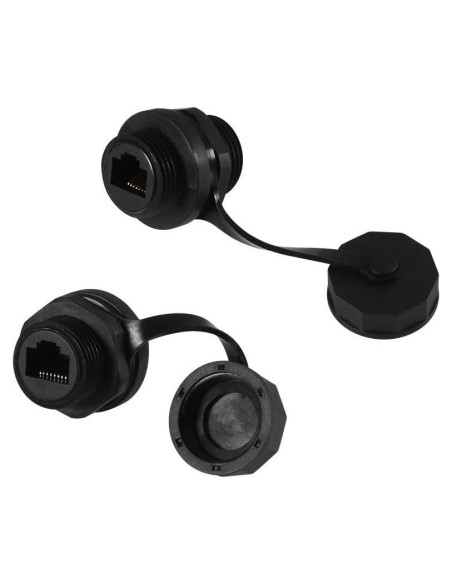 Conector RJ45 Ethernet CAT6 Blindado UMLIFE 2PCS IP67