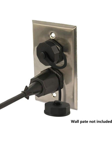 Conector RJ45 Ethernet CAT6 Blindado UMLIFE 2PCS IP67