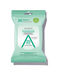 Toallitas Desmaquillantes Almay 25 Unidades Piel Grasa Biodegradables