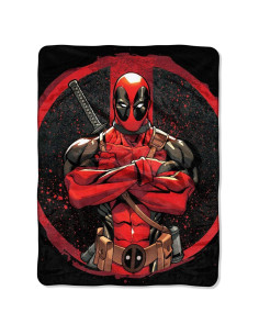 Manta Micro Raschel Deadpool 116.8x152.4 cm Northwest