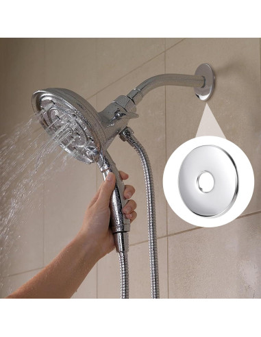 Paquete de 2 Flanges de Brazo de Ducha Isslly 8 cm Acero Inoxidable