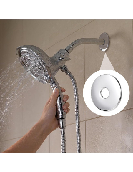Paquete de 2 Flanges de Brazo de Ducha Isslly 8 cm Acero Inoxidable