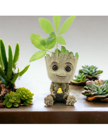 Figurita Mini Groot Accesorio Decorativo para el Hogar - Paquete de 2