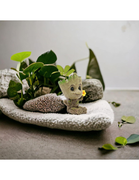 Figurita Mini Groot Accesorio Decorativo para el Hogar - Paquete de 2 Figurita Mini Groot Accesorio Decorativo para el Hogar - Paquete de 2