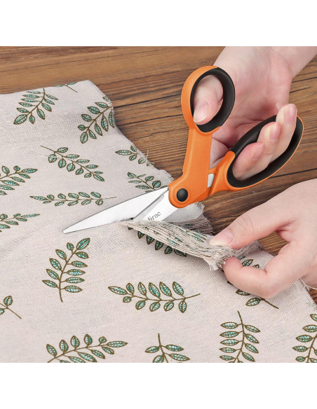 Set de Tijeras de Costura Premium Asdirne - 4 Piezas Naranja