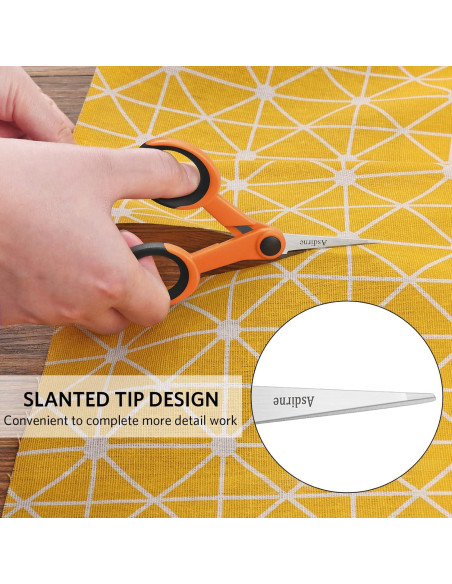 Set de Tijeras de Costura Premium Asdirne - 4 Piezas Naranja