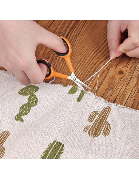 Set de Tijeras de Costura Premium Asdirne - 4 Piezas Naranja